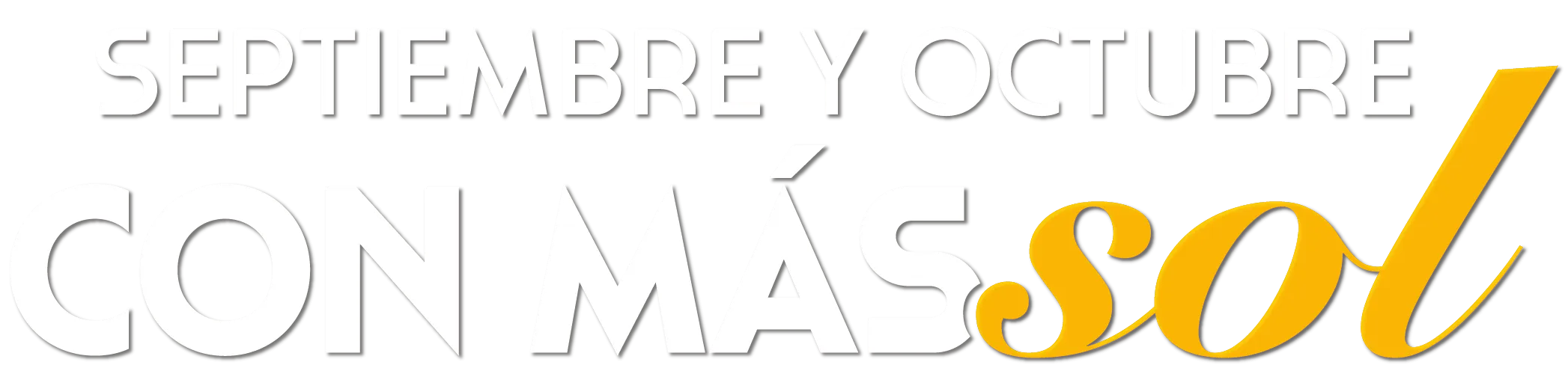 Septiembre y Octubre con mas sol
